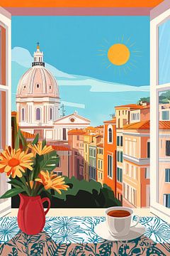 Ontbijt in Rome van Studio BB