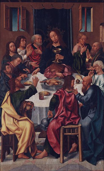 Vasco Fernandes and Francisco Henriques, Last Supper - 1501-06 by Atelier Liesjes