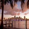Skyline von Downtown Miami,  Florida von Peter Schickert