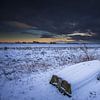 Boot in de winter van peterheinspictures