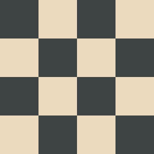 Retro Schaakbord Fantasie Abstractie