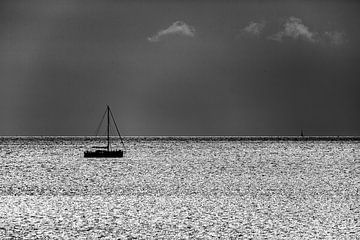 Stilte bij Zonsondergang op de Waddenzee