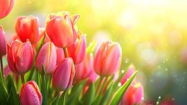 Spring dance in Pink and Orange