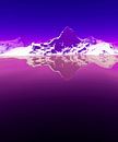 Schneebedeckte Berge 3 von Angel Estevez Miniaturansicht