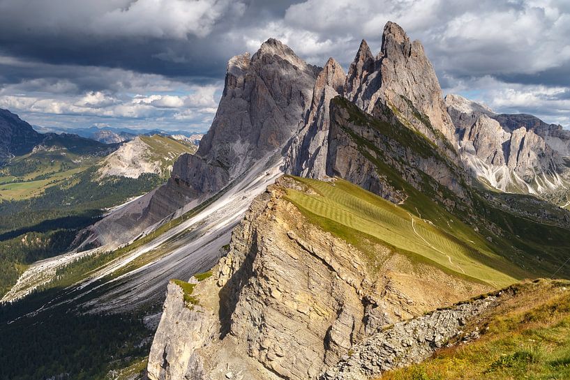 Seceda in den Dolomiten. von Menno Schaefer