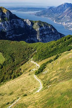 Lake Garda road at Monte Baldo