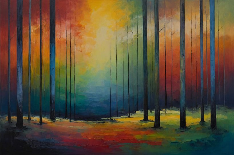 Arbres colorés par Art & Soul Creations