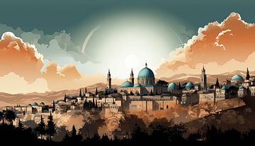 Blicke auf das alte Jerusalem von Art Lovers