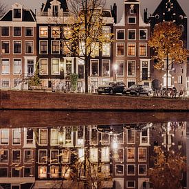 Amsterdam in de nacht van Emily Rocha