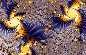 Wiskundige kunst - fractal schilderen van MPfoto71