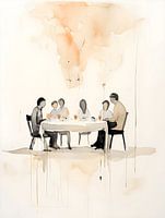 Familie: samen eten