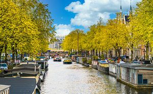 de Prinsengracht in Amsterdam van Ivo de Rooij