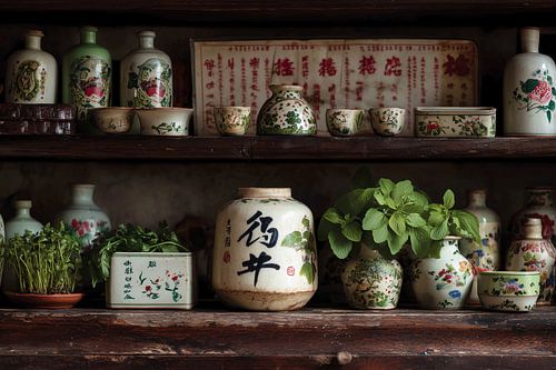 Traditional oriental arts: Hand-painted lanhui porcelain by Ariadna de Raadt-Goldberg