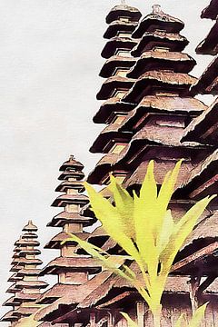 Balinese Tempel 8 van Dorothy Berry-Lound