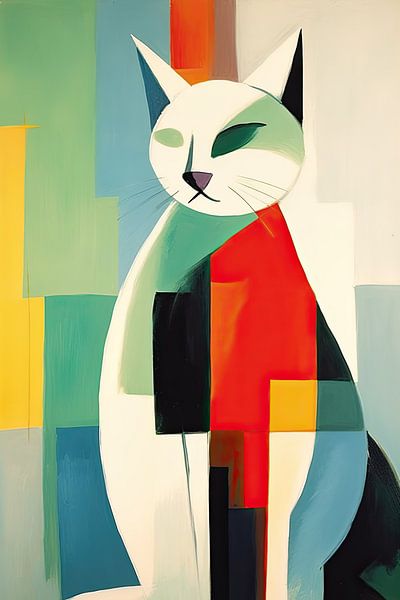 Cat abstract by Bert Nijholt