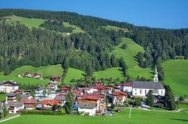 Oberau in de Wildschönau, Tirol, Oostenrijk