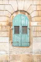 Volets turquoise à Rovinj