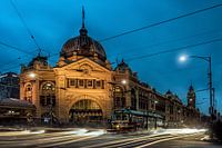 Flinders Station flow trough Time