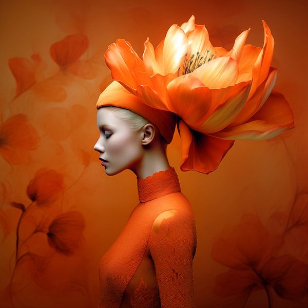 Orange Tulip by Jacky