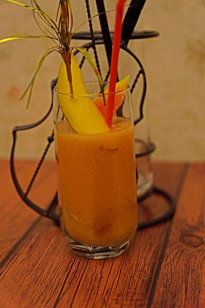 Rum-Cocktail mit Papaya und Mango von Babetts Bildergalerie