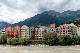 Maisons colorées d'Innsbruck.