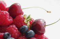 Cherry, raspberry, blueberries, strawberries Quartet by Tanja Riedel thumbnail