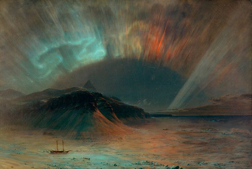 Aurora Borealis, Frederic Edwin Church von Meisterhafte Meister