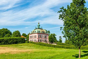 Het Fazantenkasteel (Fasanenschlösschen) in Moritzburg bij Dresden, Saksen, Duitsland van Ullrich Gnoth