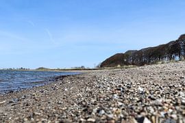 View of a beautiful beach on the Ostee in the sunshine by MPfoto71