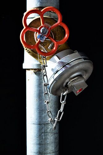 Close up van een brandkraan