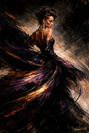Glamour Art – Shadow Crescendo 1 von Johannas Art Creations