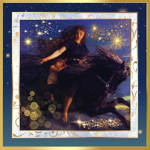 S.F. Remastered Version of The Night by Peter Nicolai Arbo