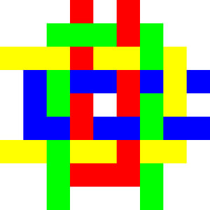 Drunter und Drüber | Permutation | ID=09 | V=69 | Knoten 4xU | P #01-W