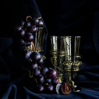 Vases Roemer avec du raisin