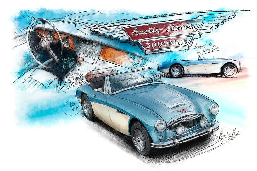 Austin Healey 3000 Mk III - 1964 by Martin Melis