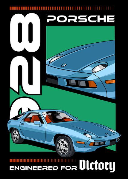 Porsche 928 Auto van Adam Khabibi