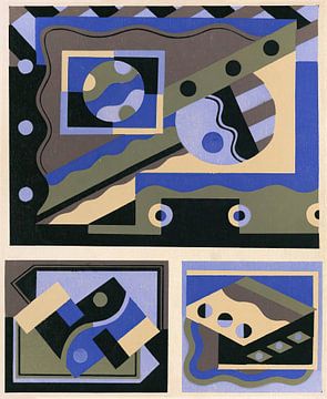 Collectie Decoraties en Kleuren 15 (1930) door Georges Valmier van Peter Balan