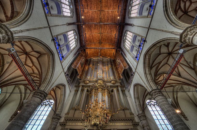 La Grande église Saint-Laurent-sur-le-Main, Alkmaar par Mike Bing