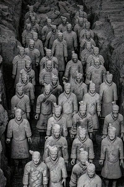 L'armée de terre cuite de Xian en Chine par Roland Brack