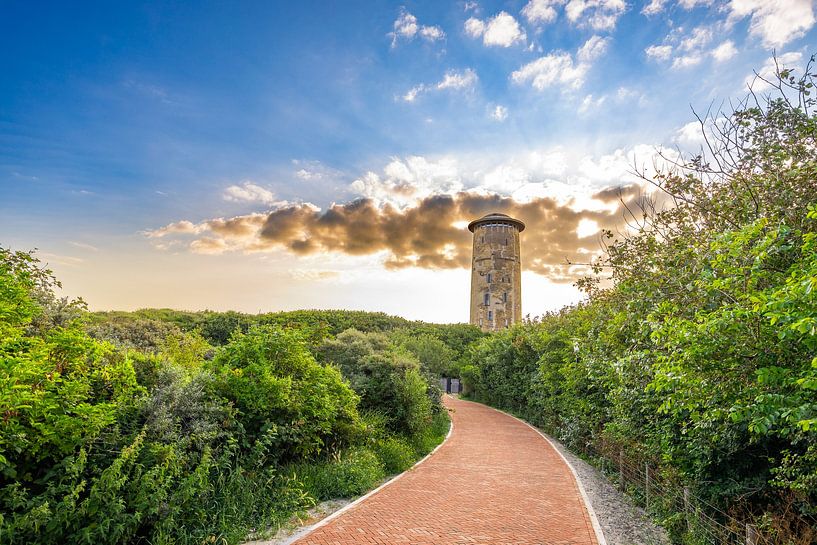 Der Weg zum Wasserturm von Domburg von Danny Bastiaanse