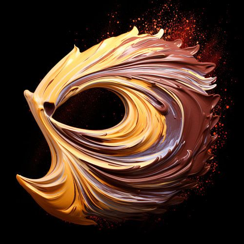 Chocolade Droom: Romig Kunst Canvas