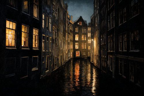 Nacht über dem Kanal