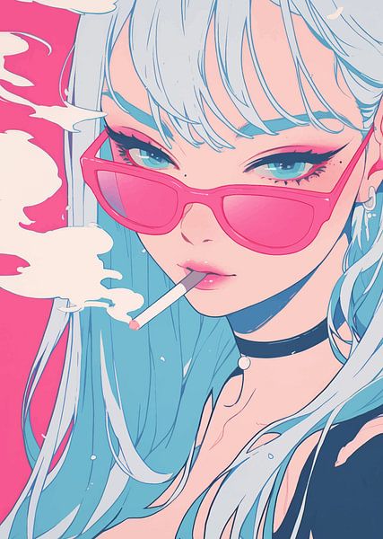 Pink Gaze &amp; Blauer Dunst von Crackhead 338