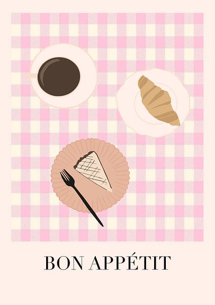 Bonappetitpink Ratioiso by Grace Digital Art Co
