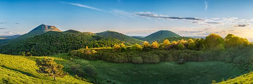 Auvergne paysage volcanique en France