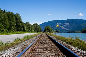 Treinspoor in Canada sur Rob Altena