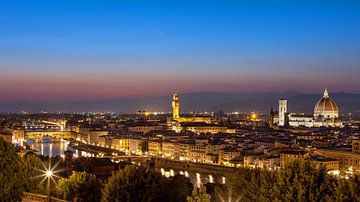 Vue de Florence depuis le Piazzale Michelangelo sur Thomas Rieger