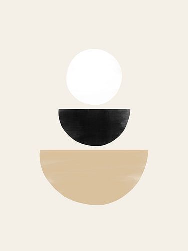 Balancierende Formen NO.1 | Schwarz