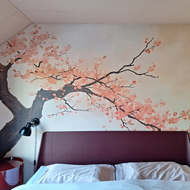 Photo de nos clients: Branche de fleurs de Japandi par FoXo Art
