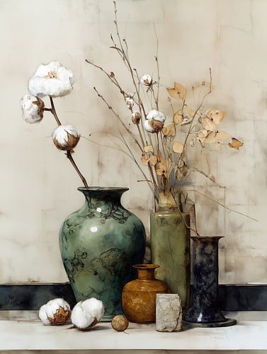 Vasen Blumen | Baumwollvasen